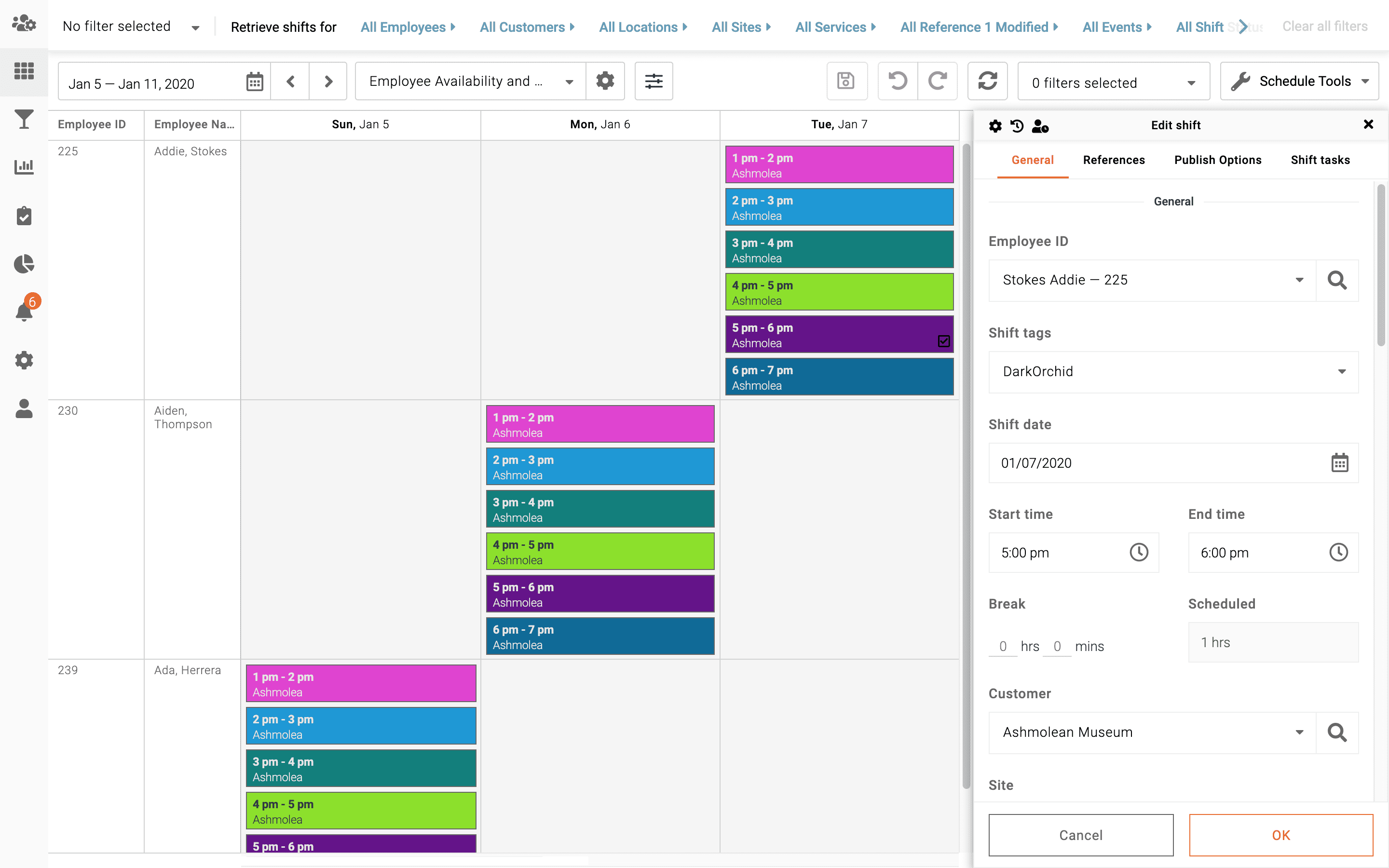 SCHXP link-1 employee scheduling software overview