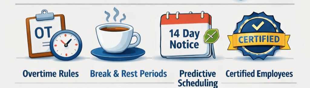 Employee Scheduling and Compliance Requirements