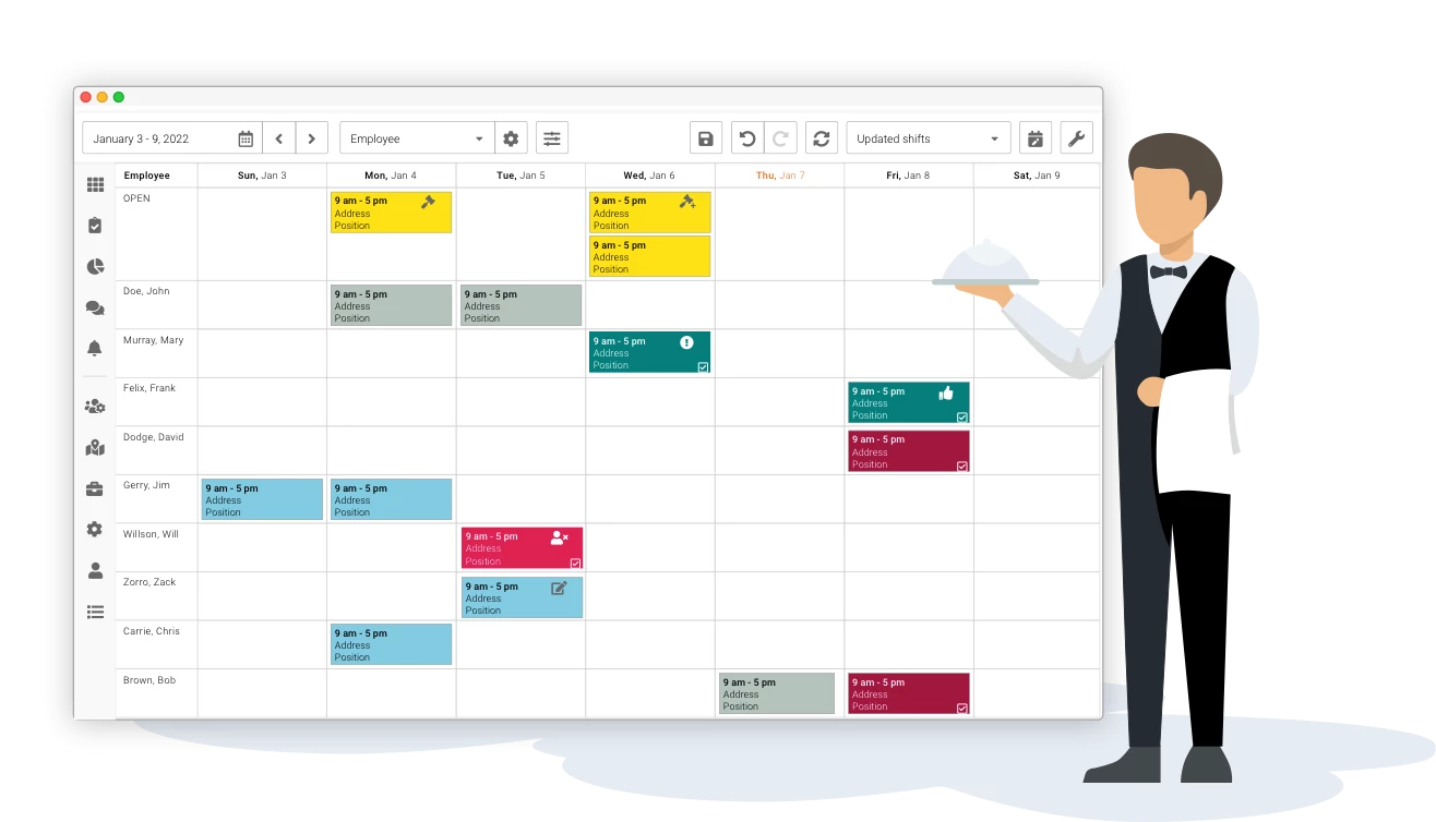 restaurant scheduling software